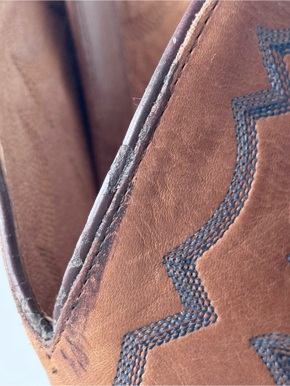 Ariat Heritage Pointy Western Cowboy Tall Leather Boots Men’s Size 9 - Picture 6 of 12